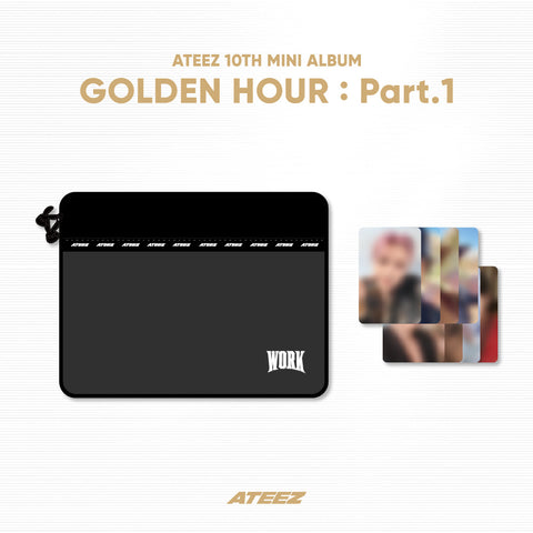 [SFKOREA] ATEEZ - OFFICIAL MD [GOLDEN HOUR : Part.1] (TABLET MULTI POUCH )