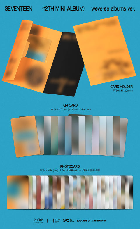 [PRE-ORDER] SEVENTEEN - 12th Mini Album [] (Weverse Ver.) (+ Makestar P.O.B)