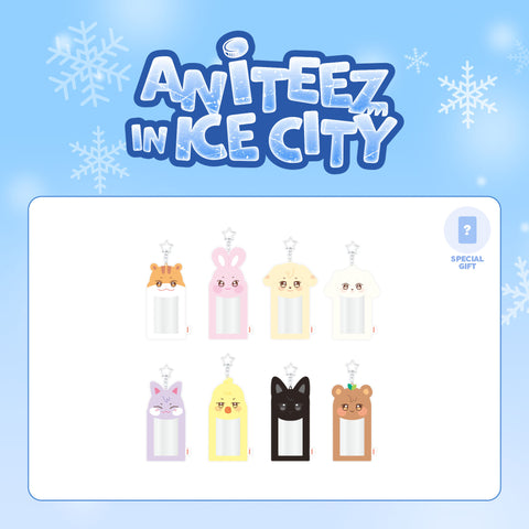 [PRE-ORDER] ATEEZ - OFFICIAL MD [ANITEEZ IN ICE CITY] (PLUSH PHOTOCARD HOLDER KEYRING)