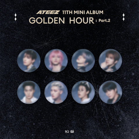 [PRE-ORDER] ATEEZ - OFFICIAL MD [GOLDEN HOUR : Part.2] (RANDOM CAN BADGE)