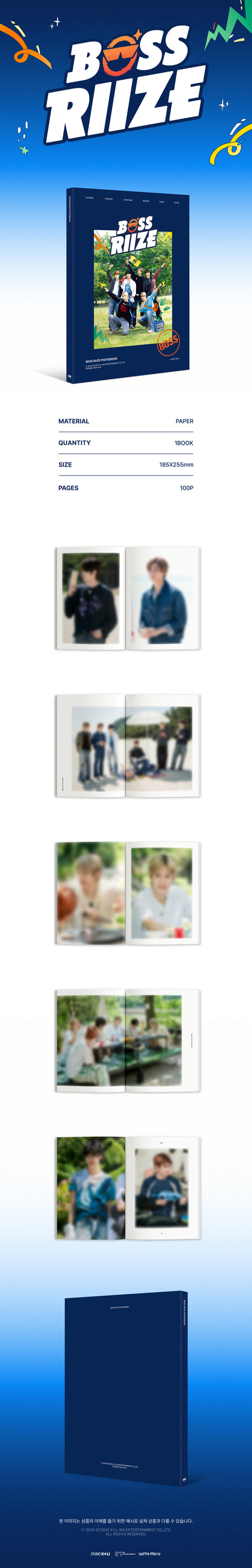 [PRE-ORDER] RIIZE - BOSS RIIZE POP-UP  EXHIBITION  PHOTOBOOK