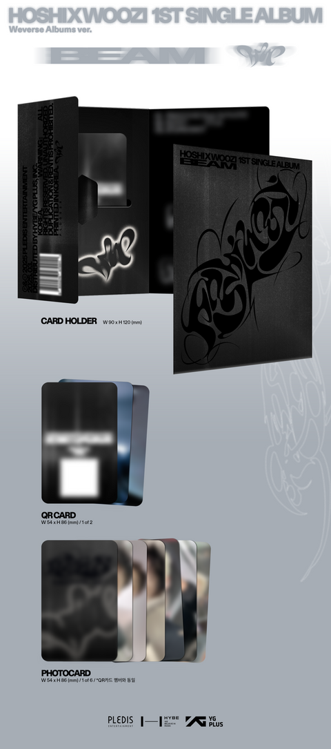 [PRE-ORDER] HOSHI X WOOZI - 1st Single Album 'BEAM' Weverse Albums ver. (+MUSICPLANT P.O.B)