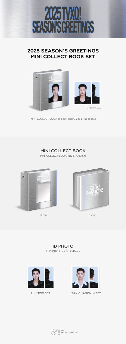 [PRE-ORDER] TVXQ! [2025 SM ARTIST SEASON'S GREETINGS MD] MINI COLLECT BOOK SET