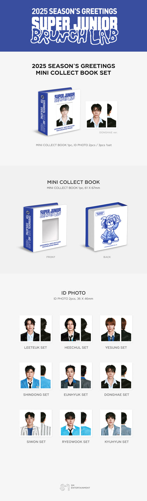 [PRE-ORDER] SUPER JUNIOR [2025 SM ARTIST SEASON'S GREETINGS MD] MINI COLLECT BOOK SET