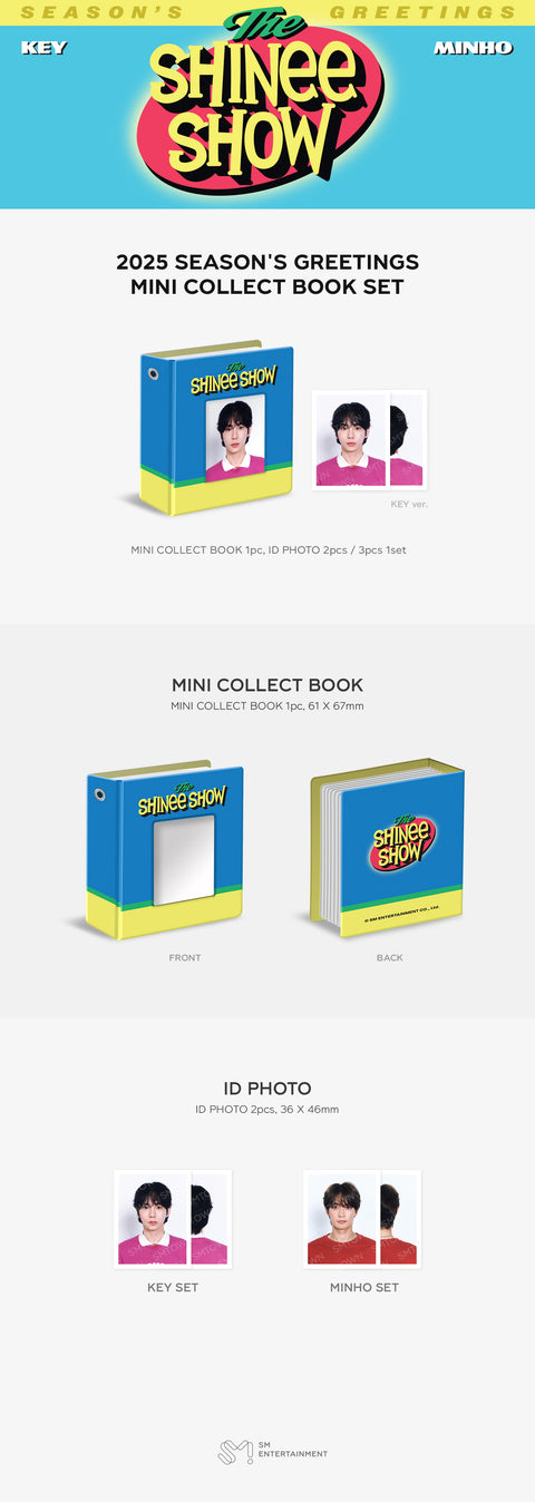 SHINEE [2025 SM ARTIST SEASON'S GREETINGS MD] MINI COLLECT BOOK SET