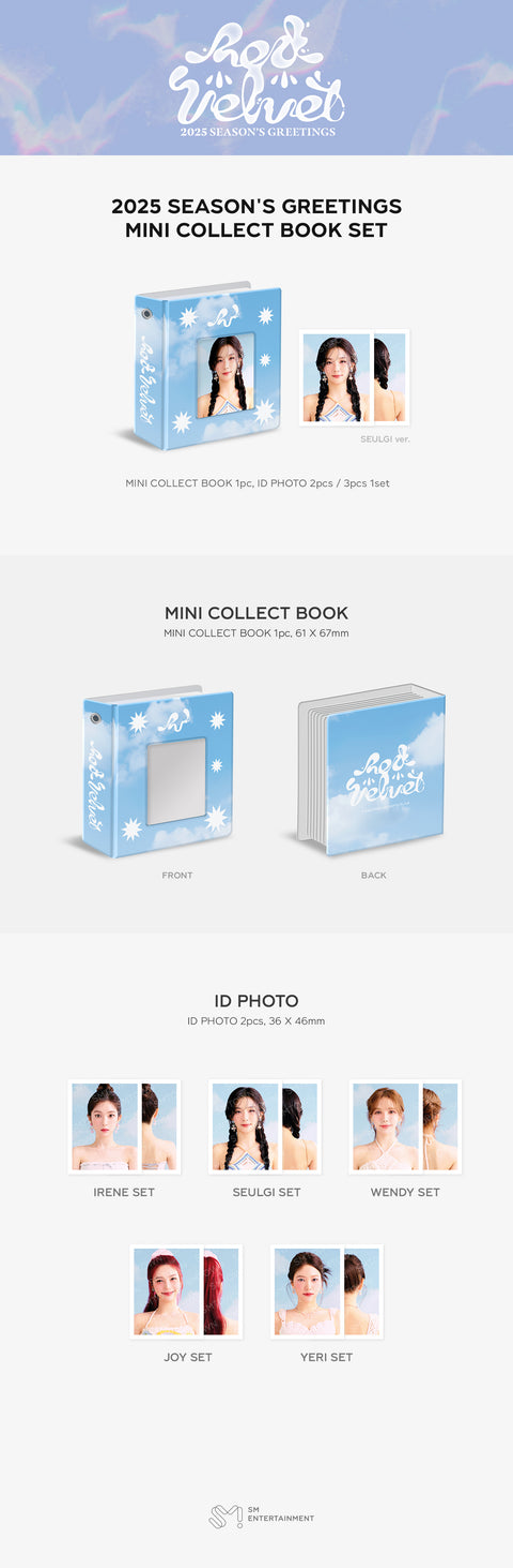 [PRE-ORDER] RED VELVET [2025 SM ARTIST SEASON'S GREETINGS MD] MINI COLLECT BOOK SET