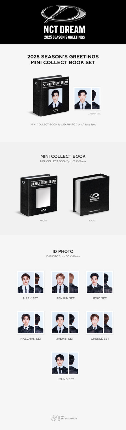 [PRE-ORDER] NCT DREAM [2025 SM ARTIST SEASON'S GREETINGS MD] MINI COLLECT BOOK SET