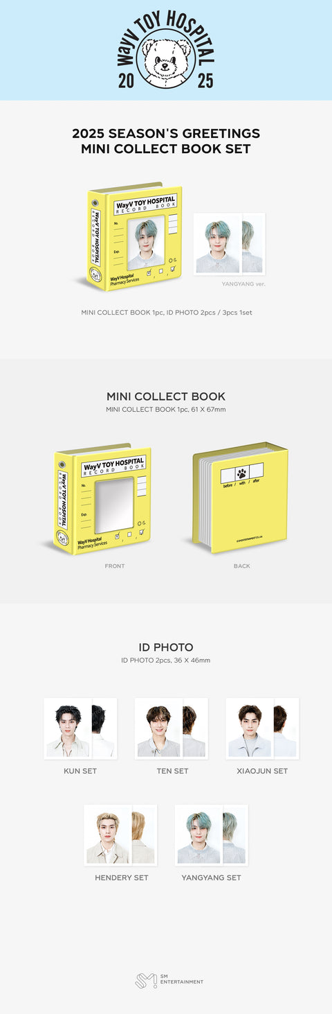 [PRE-ORDER] WayV [2025 SM ARTIST SEASON'S GREETINGS MD] MINI COLLECT BOOK SET