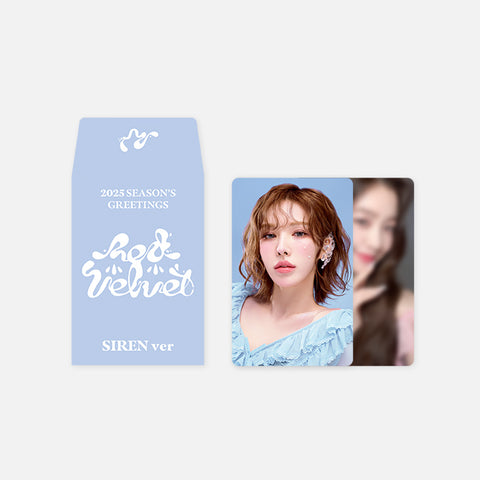 [PRE-ORDER] RED VELVET [2025 SM ARTIST SEASON'S GREETINGS MD] RANDOM TRADING CARD SET_[SIREN ver.]