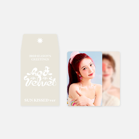 [PRE-ORDER] RED VELVET [2025 SM ARTIST SEASON'S GREETINGS MD] RANDOM TRADING CARD SET_[SUN KISSED ver.]