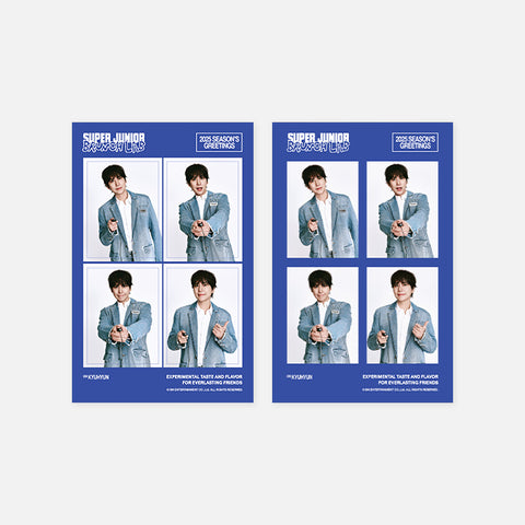 [PRE-ORDER] SUPER JUNIOR [2025 SM ARTIST SEASON'S GREETINGS MD] 4 CUT PHOTO SET