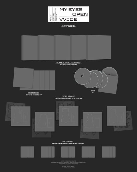 [PRE-ORDER] MEOVV - 1st EP ALBUM 'MY EYES OPEN VVIDE' (MEOVV ver.)