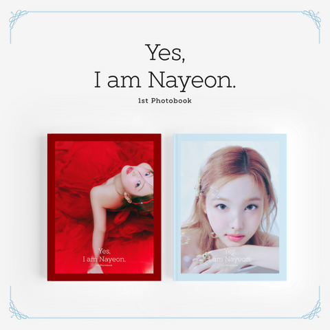 [PRE-ORDER] NAYEON (TWICE) - Yes, I am Nayeon. 1st Photobook (Sky Ver.)