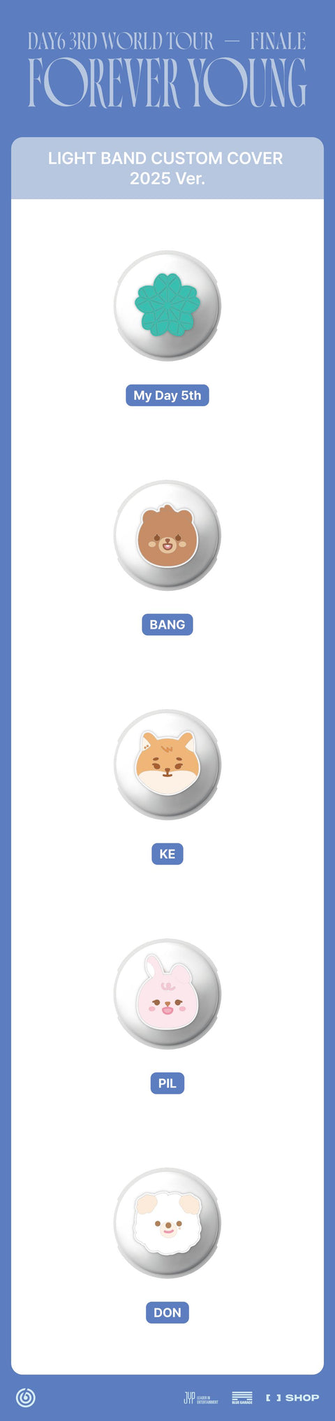 [PRE-ORDER] DAY6 3RD WORLD TOUR  FINALE in SEOUL (LIGHT BAND CUSTOM COVER 2025 Ver.)