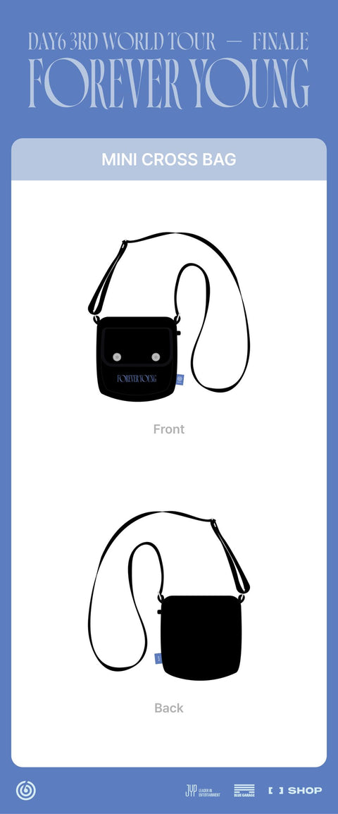 [PRE-ORDER] DAY6 3RD WORLD TOUR  FINALE in SEOUL (MINI CROSS BAG)