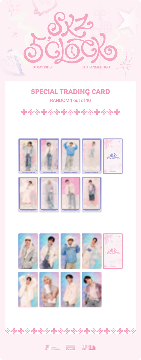 [PRE-ORDER] Stray Kids - Stray Kids 5th Fanmeeting [SKZ 5'CLOCK] (SPECIAL TRADING CARD)