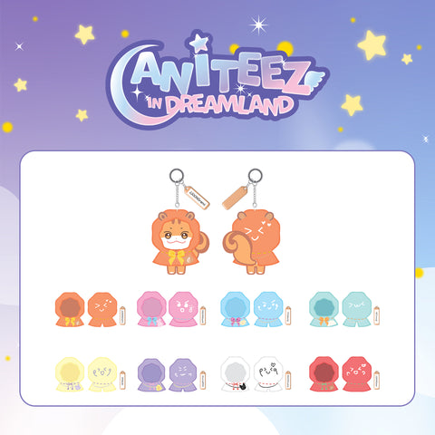 [PRE-ORDER] ATEEZ - OFFICIAL MD [ANITEEZ IN DREAMLAND] Keyring outfit  (Wish cloak)