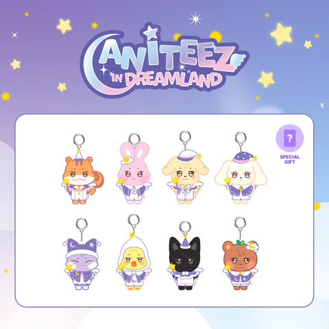 [PRE-ORDER] ATEEZ - OFFICIAL MD [ANITEEZ IN DREAMLAND] Plush Keyring (Guardian Angel)