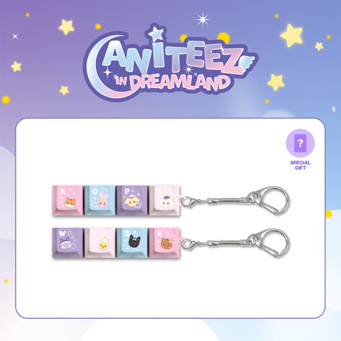 [PRE-ORDER] ATEEZ - OFFICIAL MD [ANITEEZ IN DREAMLAND] Keycap Keyring