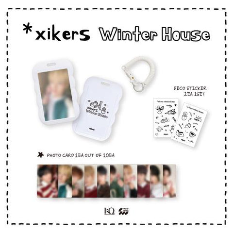 [PRE-ORDER] xikers - OFFICIAL WINTER MERCH [Winter House] PHOTO DECO HOLDER SET