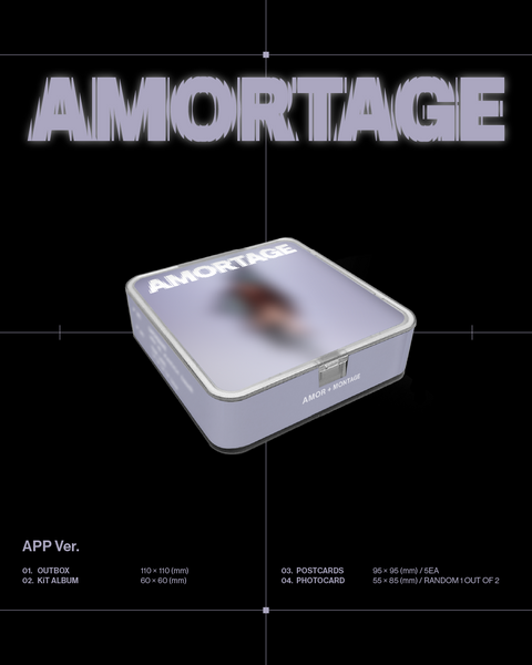 [PRE-ORDER] JISOO - mini album [AMORTAGE] (APP Ver.)