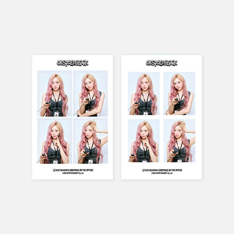 [PRE-ORDER] aespa [2025 SM ARTIST SEASON'S GREETINGS MD] 4 CUT PHOTO SET