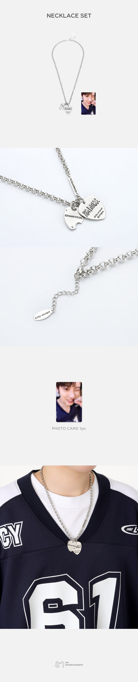 [PRE-ORDER] CHANYEOL - 2025 CHANYEOL LIVE TOUR : 都市風景 (City-scape) Epilogue MD (NECKLACE SET)