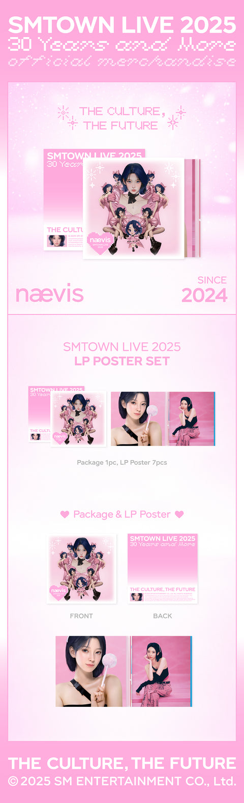 [PRE-ORDER] [SMTOWN LIVE 2025 2nd Drop MD] naevis - LP POSTER SET