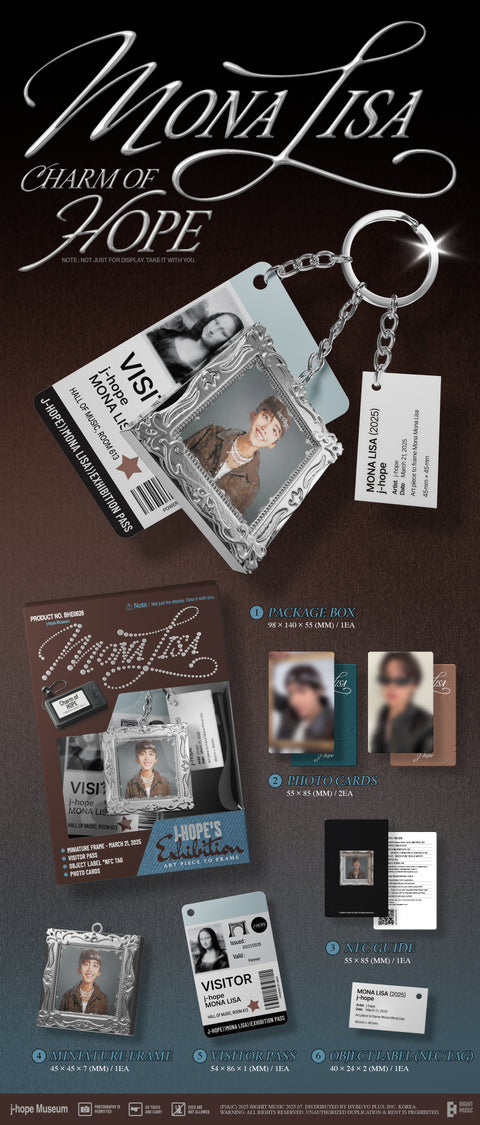 [PRE-ORDER] J-hope - [Charm of HOPE] ('MONA LISA' ver.)