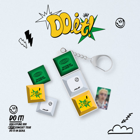 [PRE-ORDER] DOH KYUNG SOO - OFFICIAL MD [ASIA CONCERT TOUR DO it!] KEYCAP KEYRING