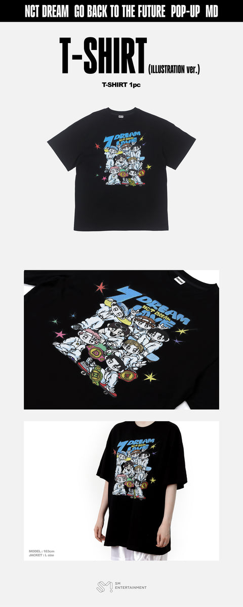 [PRE-ORDER] 2025 NCT DREAM POP-UP 'TIME RIDERS' MD (T-SHIRT ILLUSTRATION ver.)