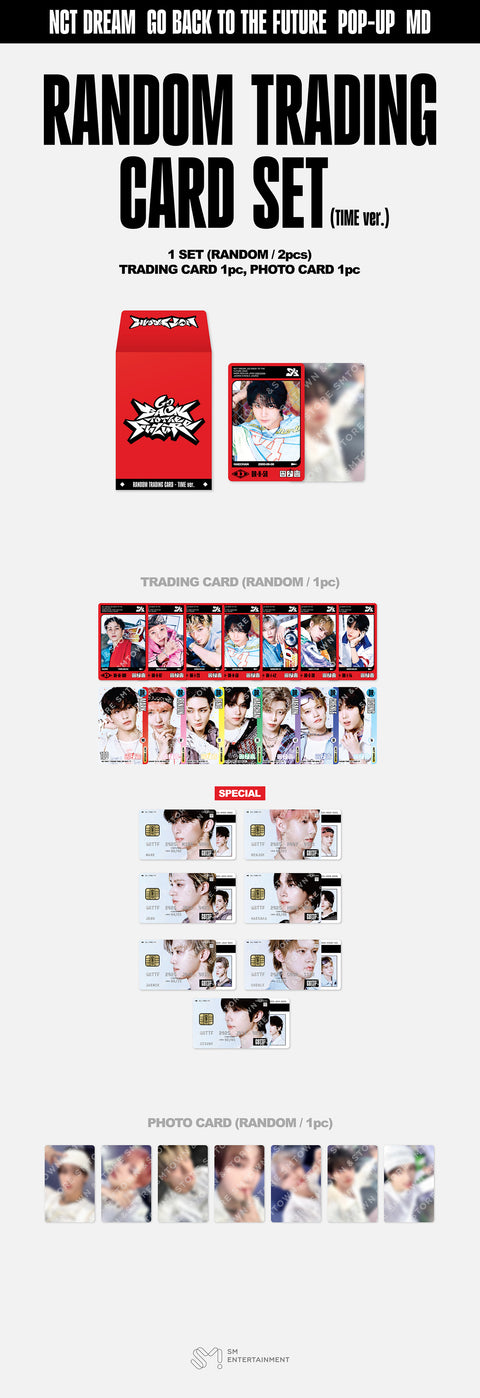 [PRE-ORDER] 2025 NCT DREAM POP-UP 'TIME RIDERS' MD (RAMDOM TRADING CARD SET (TIME ver.))