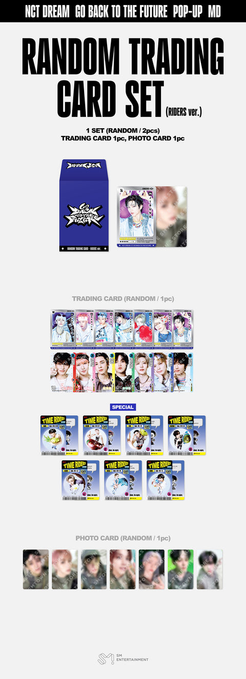 [PRE-ORDER] 2025 NCT DREAM POP-UP 'TIME RIDERS' MD (RAMDOM TRADING CARD SET (RIDERS ver.))