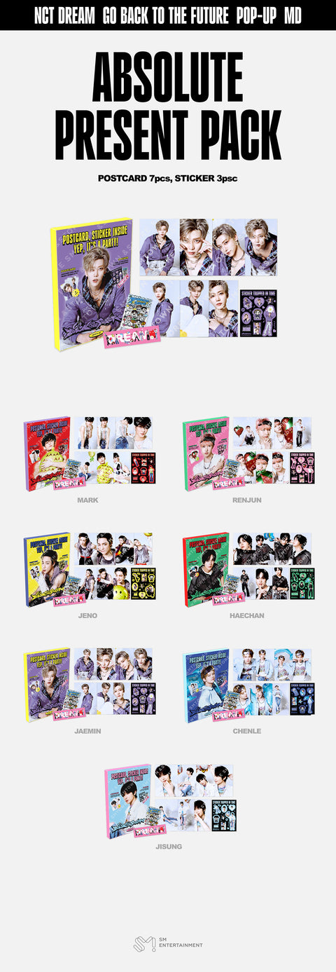 [PRE-ORDER] 2025 NCT DREAM POP-UP 'TIME RIDERS' MD (ABSOLUTE PRESENT PACK)