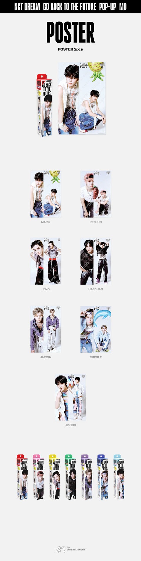 [PRE-ORDER] 2025 NCT DREAM POP-UP 'TIME RIDERS' MD (POSTER)