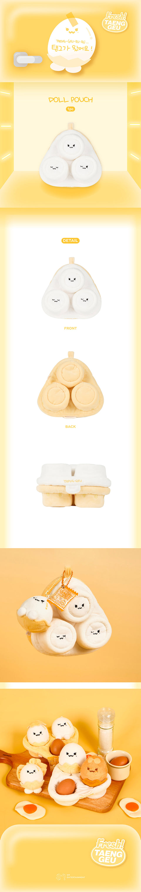 [PRE-ORDER] TAEYEON TAENG-GEU-RU-RU (DOLL POUCH)