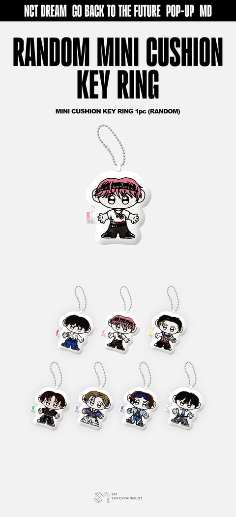 [PRE-ORDER] 2025 NCT DREAM POP-UP 'TIME RIDERS' MD (RANDOM MINI CUSHION KEY RING)