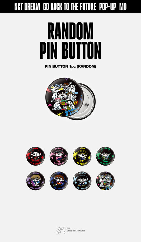 [PRE-ORDER] 2025 NCT DREAM POP-UP 'TIME RIDERS' MD (RANDOM PIN BUTTON)
