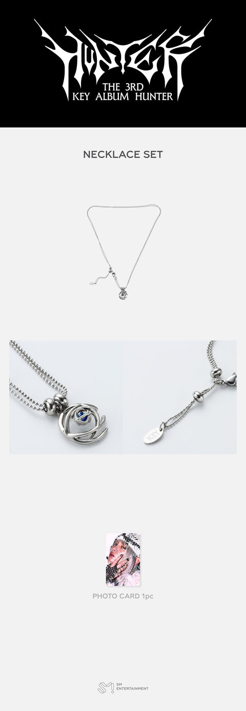 [PRE-ORDER] KEY - 3rd Full Album 'HUNTER' Album MD (NECKLACE SET)