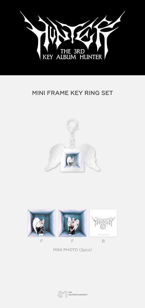 [PRE-ORDER] KEY - 3rd Full Album 'HUNTER' Album MD (MINI FRAME KEY RING SET)