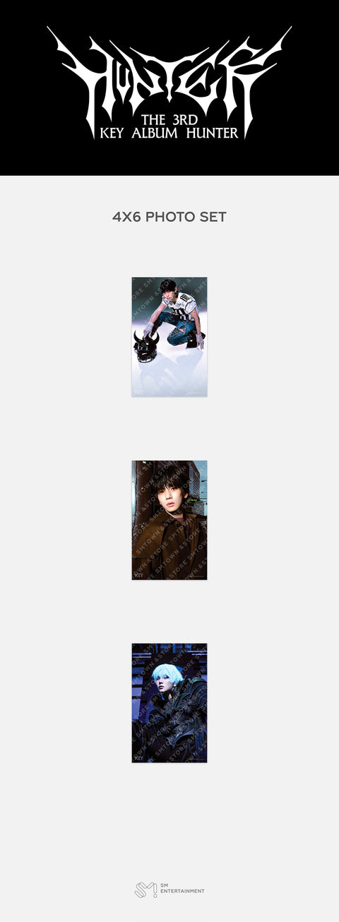 [PRE-ORDER] KEY - 3rd Full Album 'HUNTER' Album MD (4X6 PHOTO SET)