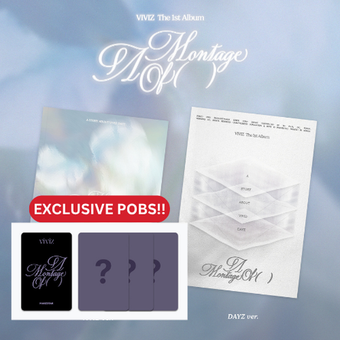 [PRE-ORDER] VIVIZ - The 1st Album ‘A Montage of ( )’ (2 TYPES Random) (+MAKESTAR_Fan Sign P.O.B)