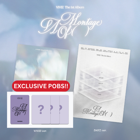 [PRE-ORDER] VIVIZ - The 1st Album ‘A Montage of ( )’ (2 TYPES Random) (+MAKESTAR_Video Call P.O.B)
