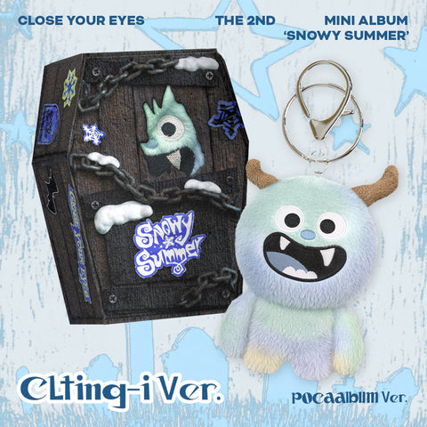 [SFKOREA] CLOSE YOUR EYES - 2nd mini album [Snowy Summer] (CLting-i Ver.) (POCAALBUM)