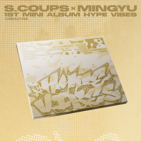 [PRE-ORDER] S.COUPS X MINGYU - 1st Mini Album ‘HYPE VIBES’ (COMPACT Ver.) (3 TYPES Random)