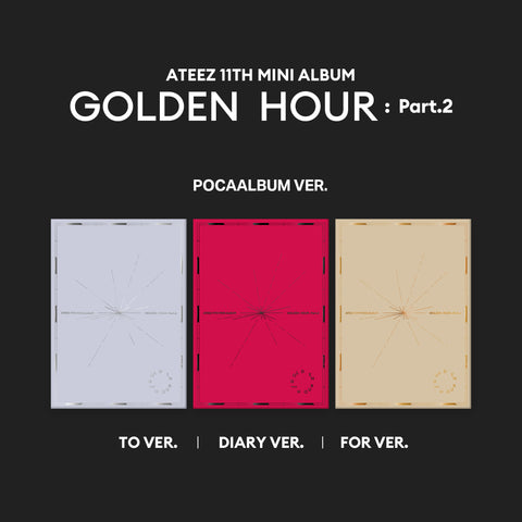 [PRE-ORDER] ATEEZ - 11th Mini Album [GOLDEN HOUR : Part.2] (POCA Ver.)