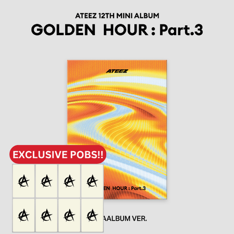 [PRE-ORDER] ATEEZ - [GOLDEN HOUR : Part.3] (POCAALBUM ver.) (+Hellolive P.O.B)
