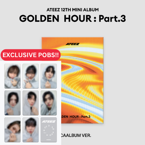 [PRE-ORDER] ATEEZ - [GOLDEN HOUR : Part.3] (POCAALBUM ver.) (+Makestar P.O.B)
