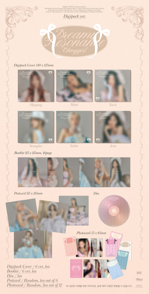 OH MY GIRL - 10TH MINI ALBUM [Dreamy Resonance] (Digipack Ver.)