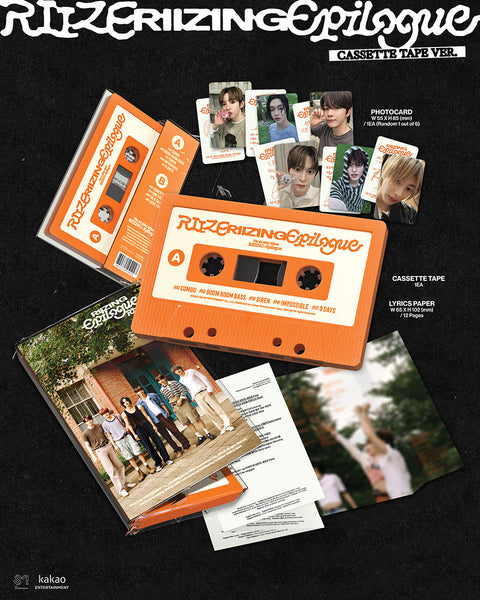 [PRE-ORDER] RIIZE - 1st Mini Album [RIIZING : Epilogue] (Cassette Tape Ver.)